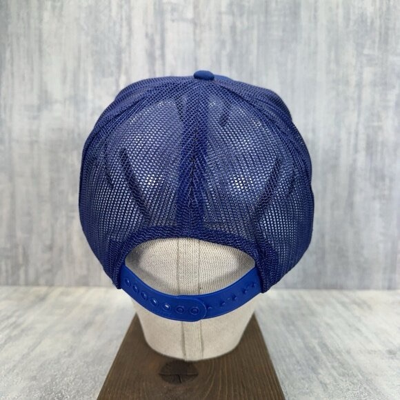 Labatts Blue Trucker Mesh Snapback Vtg Hat Cap - Picture 4 of 8